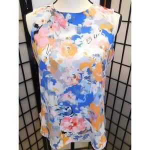 Rose + Olive Bohemian Floral Print Tank Small